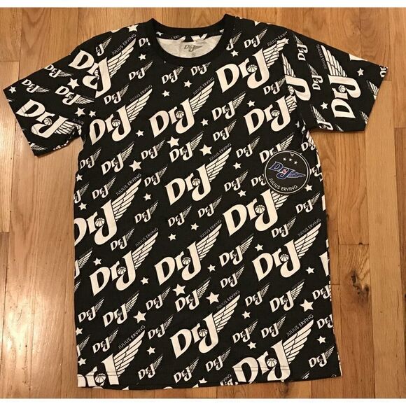 DR J Other - Dr. J Julius Erving Philly Philadelphia All Over Print T-shirt Youth XL 18/20